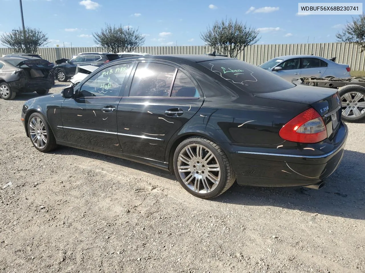 2008 Mercedes-Benz E 350 VIN: WDBUF56X68B230741 Lot: 76543214