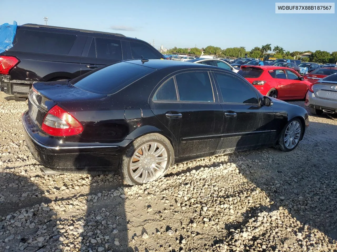 2008 Mercedes-Benz E 350 4Matic VIN: WDBUF87X88B187567 Lot: 76920754