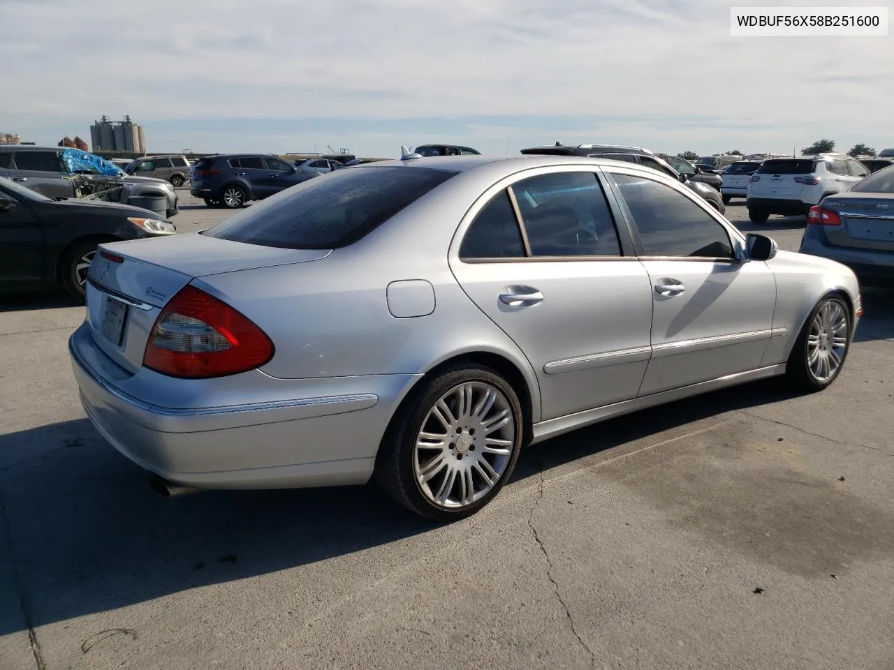 2008 Mercedes-Benz E 350 VIN: WDBUF56X58B251600 Lot: 77007834