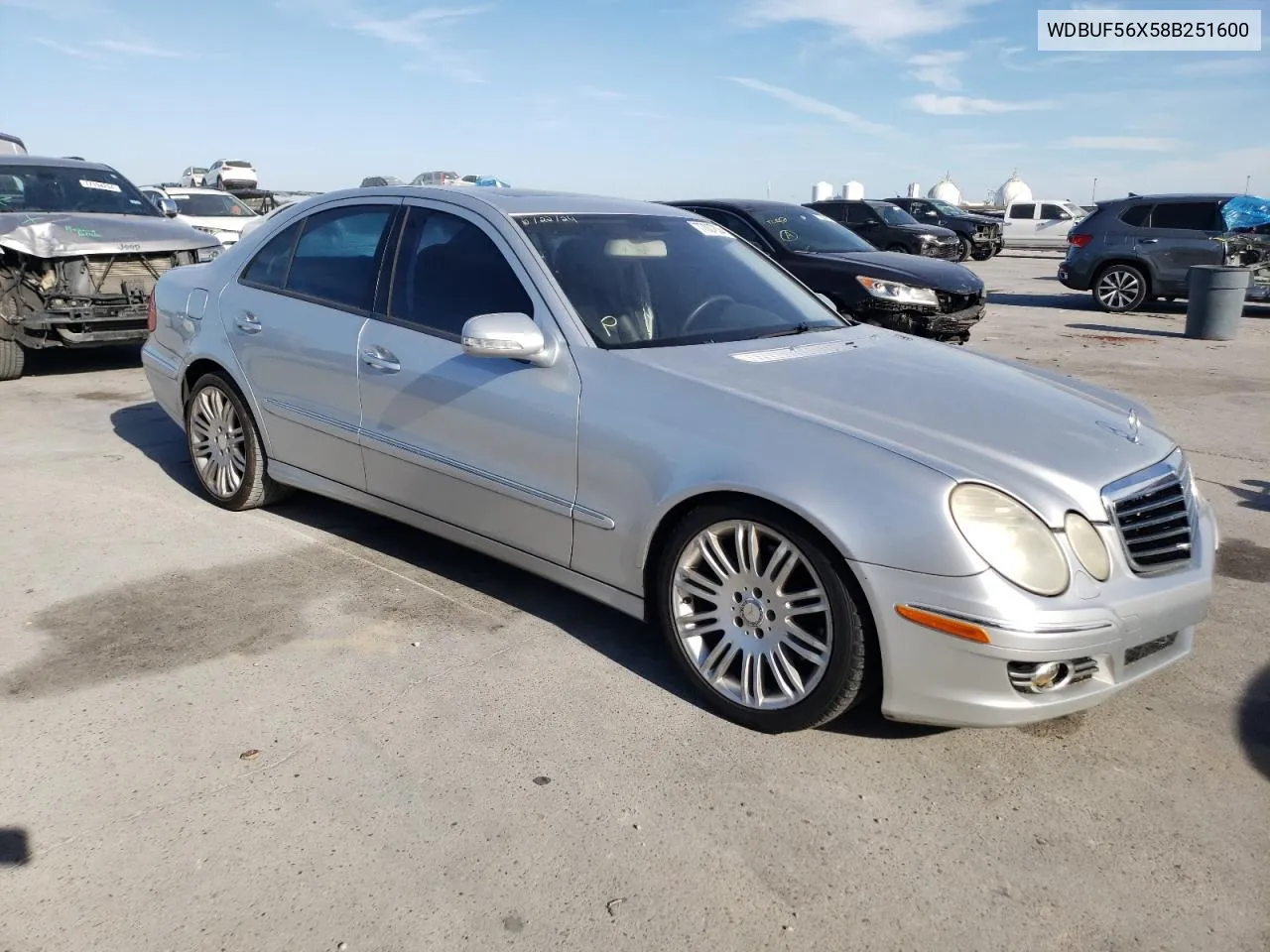 2008 Mercedes-Benz E 350 VIN: WDBUF56X58B251600 Lot: 77007834