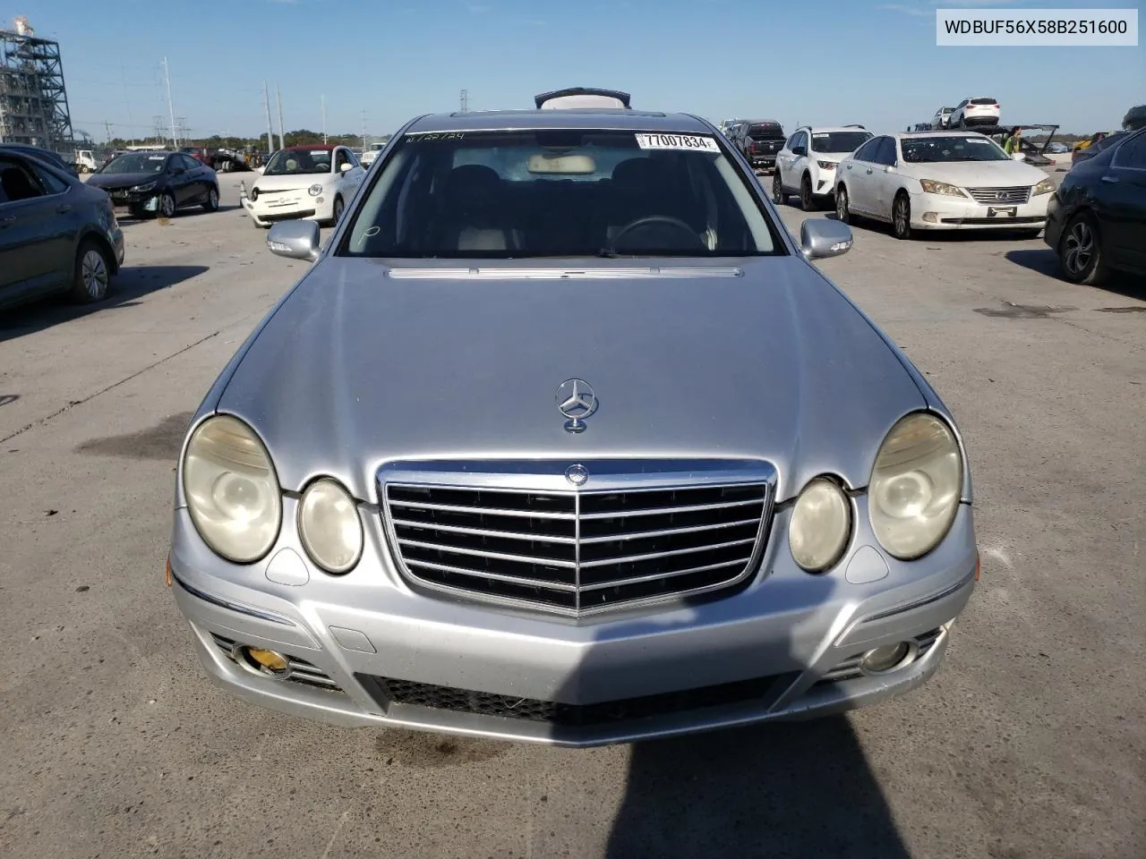 2008 Mercedes-Benz E 350 VIN: WDBUF56X58B251600 Lot: 77007834