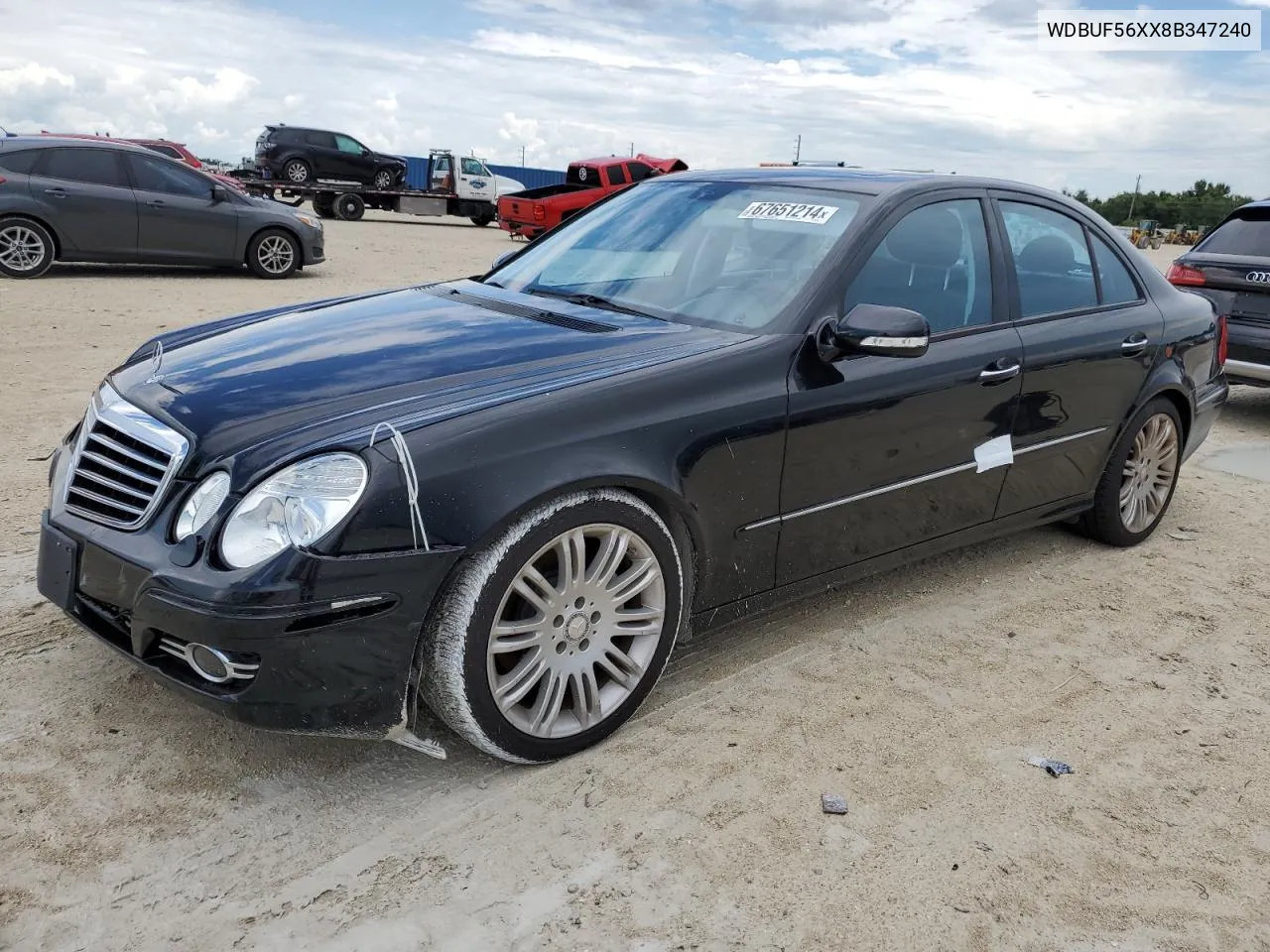 2008 Mercedes-Benz E 350 VIN: WDBUF56XX8B347240 Lot: 77094814