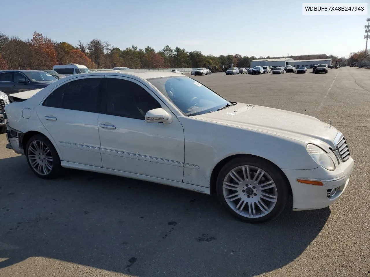 2008 Mercedes-Benz E 350 4Matic VIN: WDBUF87X48B247943 Lot: 77800544