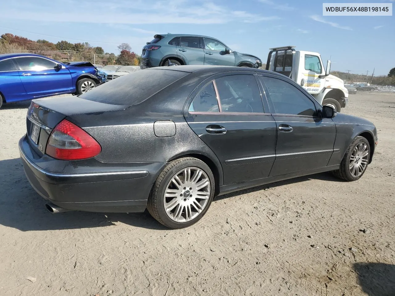 2008 Mercedes-Benz E 350 VIN: WDBUF56X48B198145 Lot: 78416884