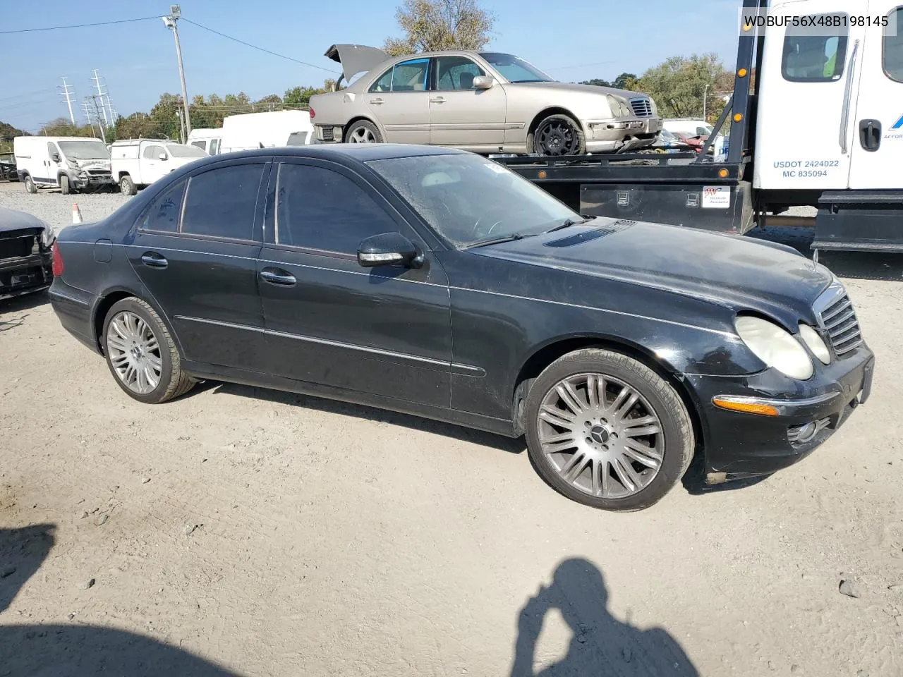 2008 Mercedes-Benz E 350 VIN: WDBUF56X48B198145 Lot: 78416884