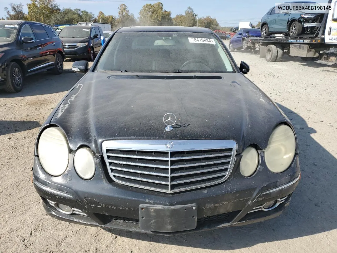 2008 Mercedes-Benz E 350 VIN: WDBUF56X48B198145 Lot: 78416884