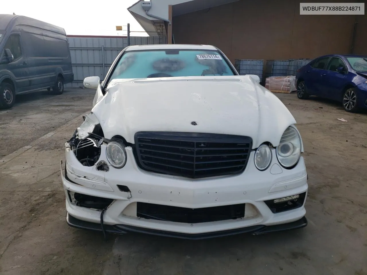 2008 Mercedes-Benz E 63 Amg VIN: WDBUF77X88B224871 Lot: 78676114