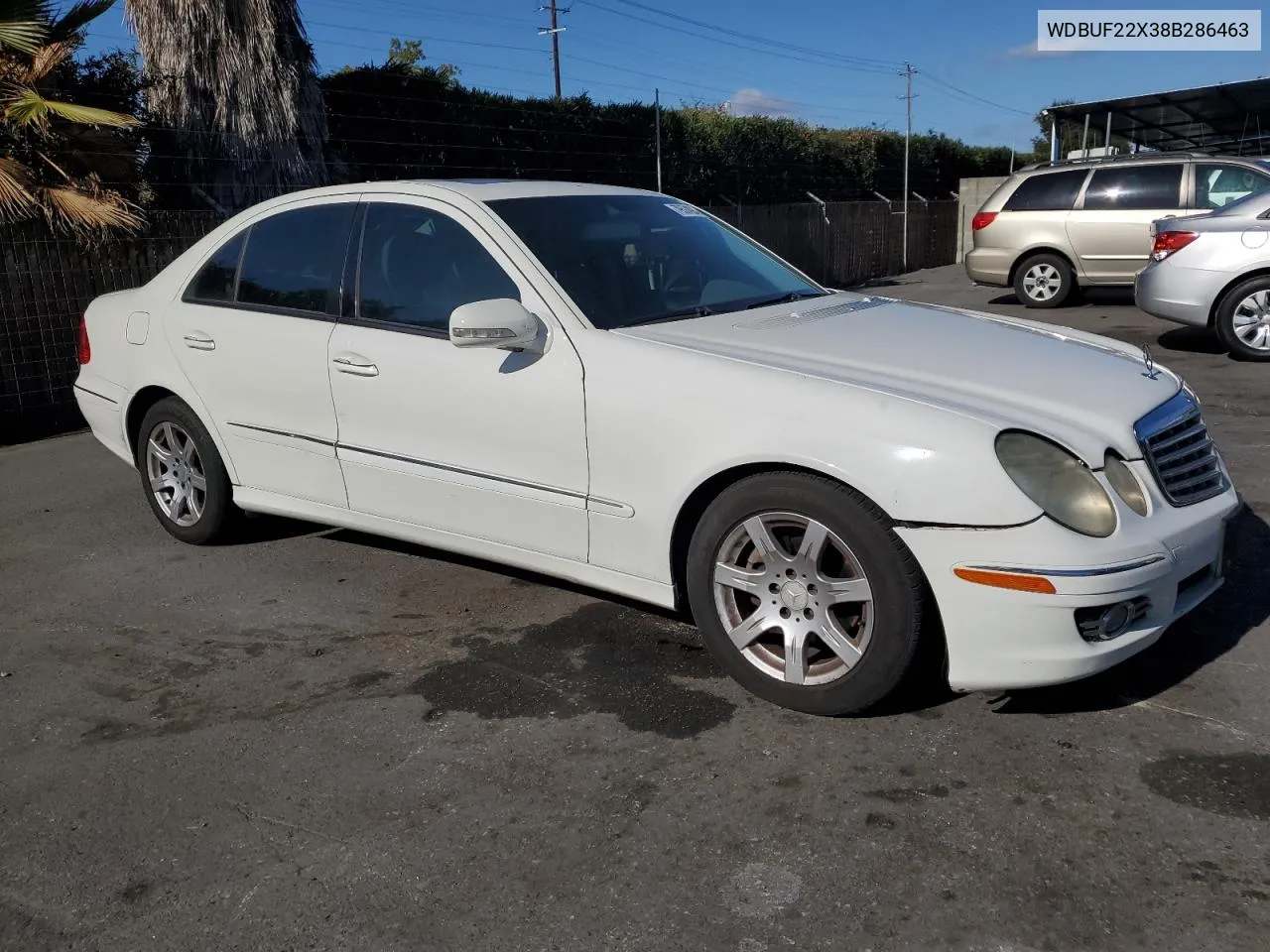 2008 Mercedes-Benz E 320 Cdi VIN: WDBUF22X38B286463 Lot: 79574984