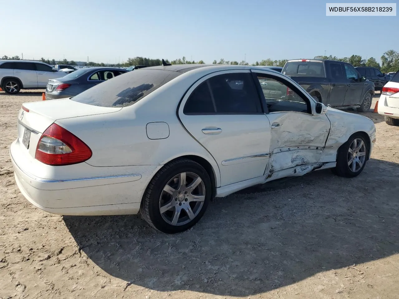 2008 Mercedes-Benz E 350 VIN: WDBUF56X58B218239 Lot: 79656344