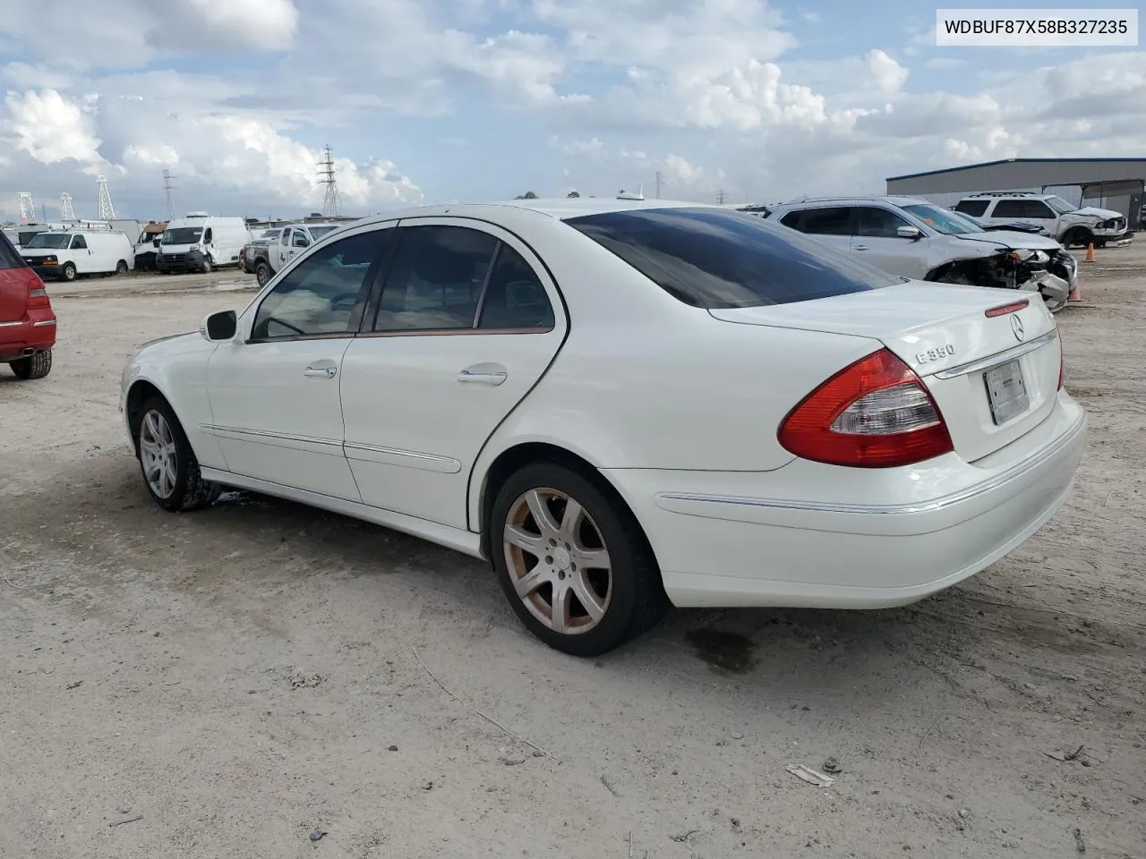 2008 Mercedes-Benz E 350 4Matic VIN: WDBUF87X58B327235 Lot: 80213234