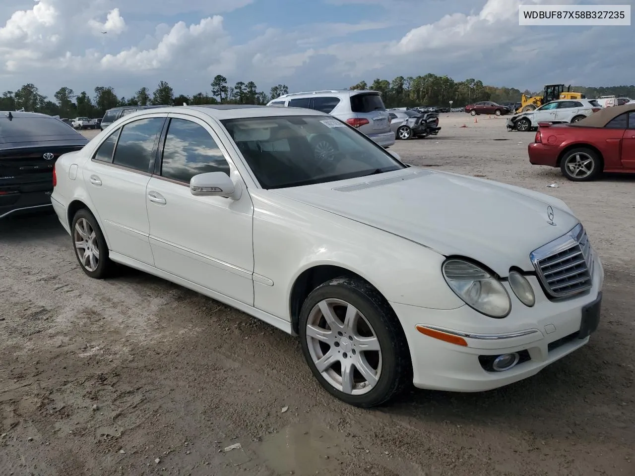 2008 Mercedes-Benz E 350 4Matic VIN: WDBUF87X58B327235 Lot: 80213234