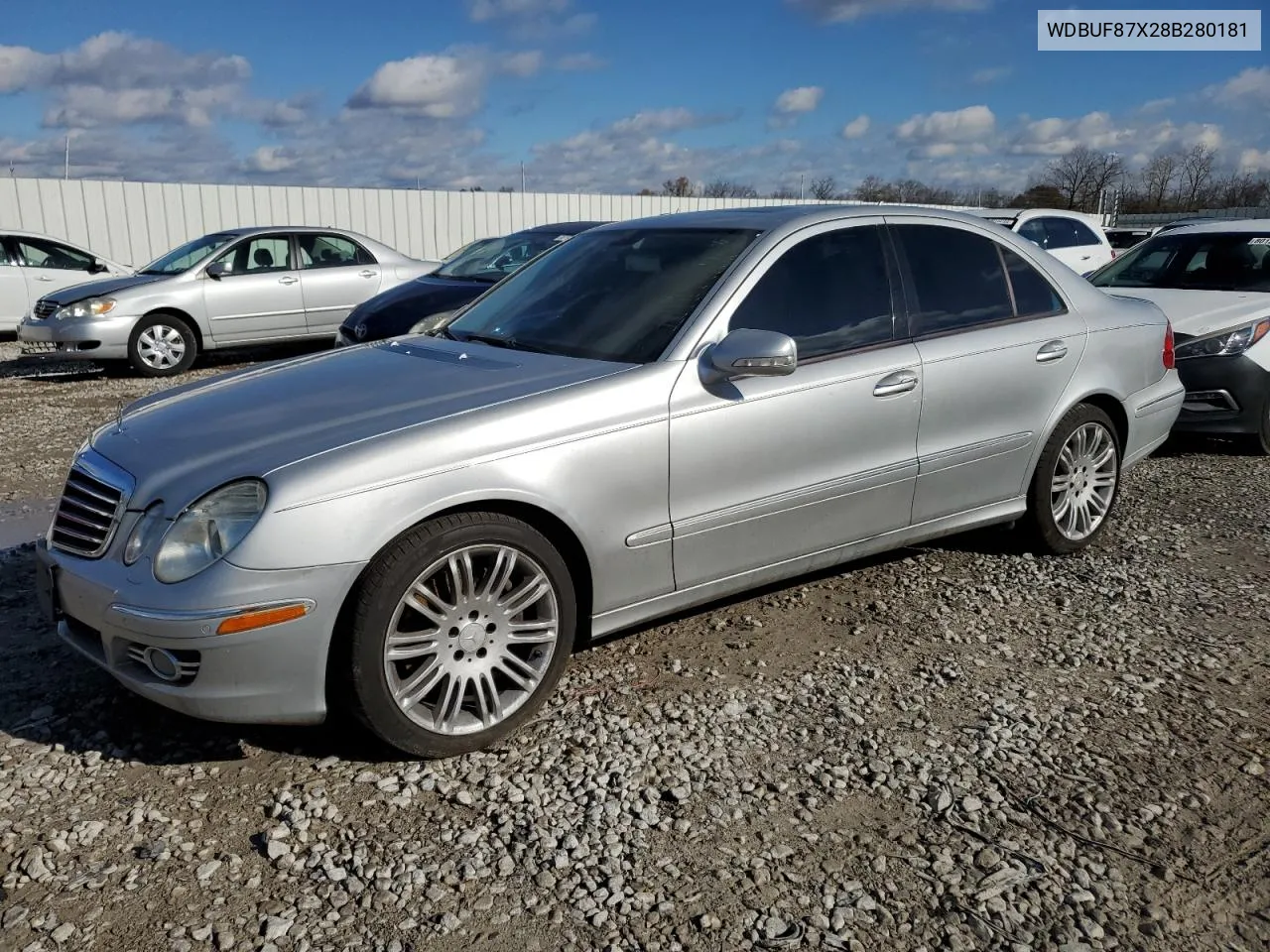 2008 Mercedes-Benz E 350 4Matic VIN: WDBUF87X28B280181 Lot: 80326704