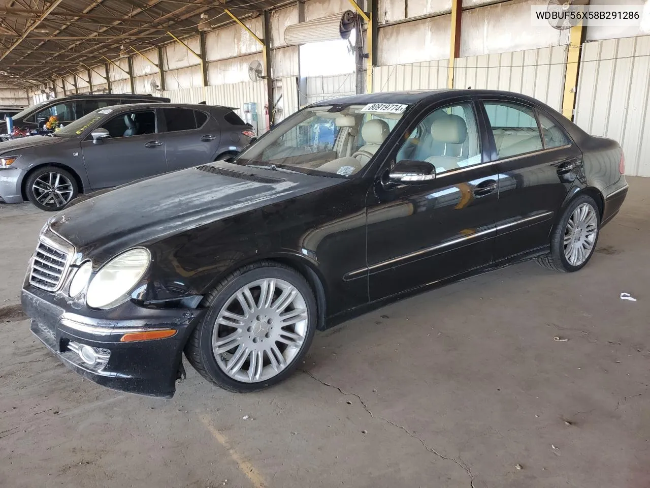 2008 Mercedes-Benz E 350 VIN: WDBUF56X58B291286 Lot: 80919774