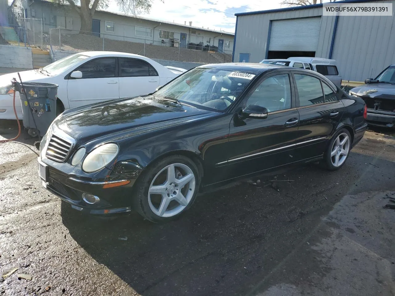 2009 Mercedes-Benz E 350 VIN: WDBUF56X79B391391 Lot: 66550284