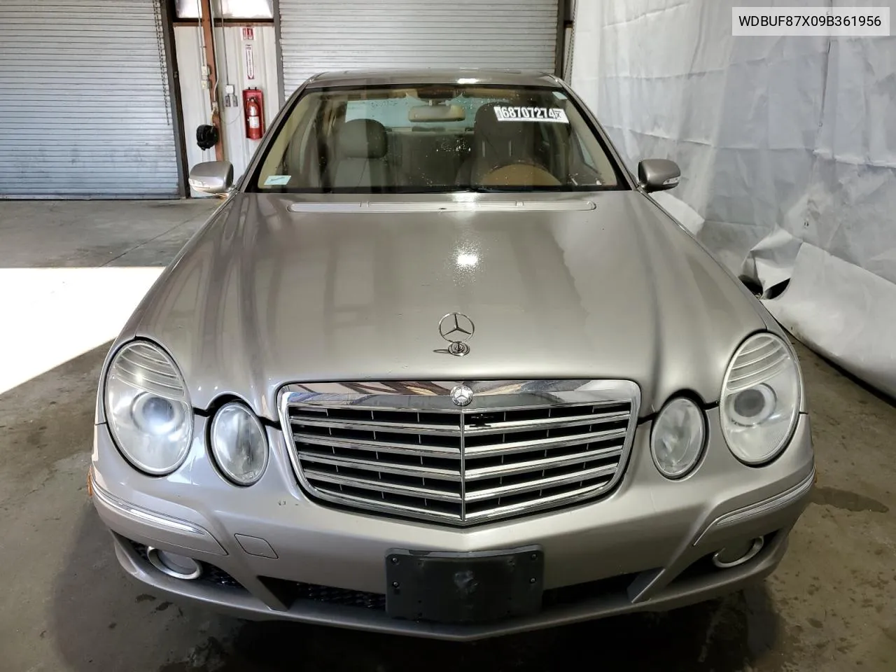 2009 Mercedes-Benz E 350 4Matic VIN: WDBUF87X09B361956 Lot: 68707274