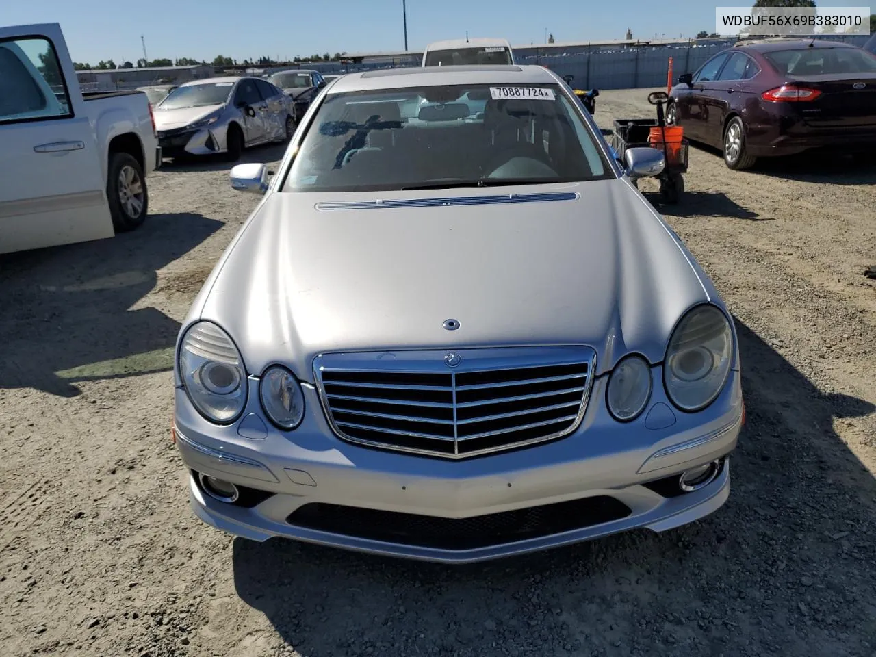 2009 Mercedes-Benz E 350 VIN: WDBUF56X69B383010 Lot: 70887724