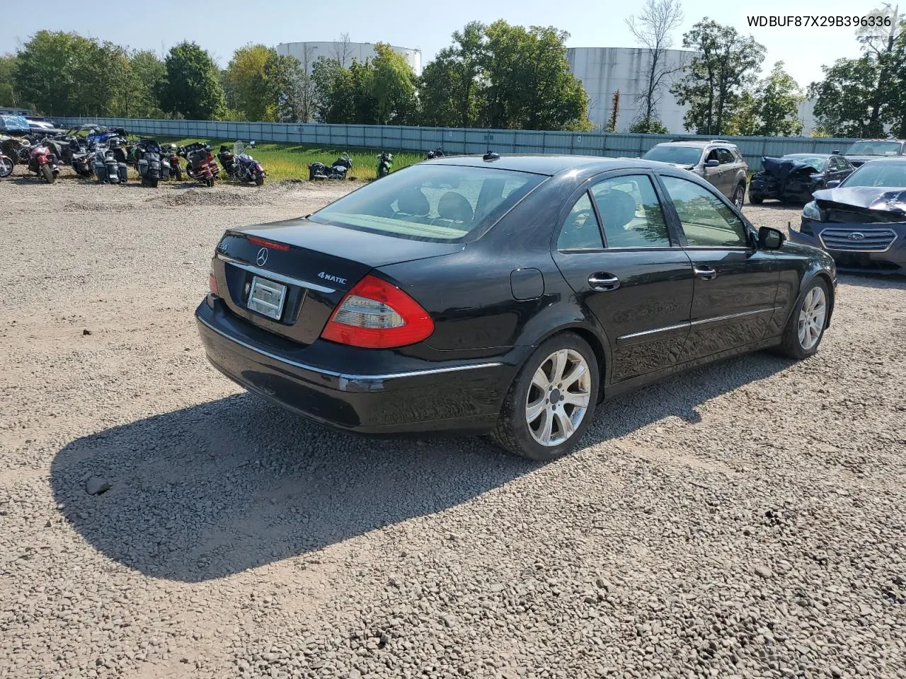 2009 Mercedes-Benz E 350 4Matic VIN: WDBUF87X29B396336 Lot: 72559344