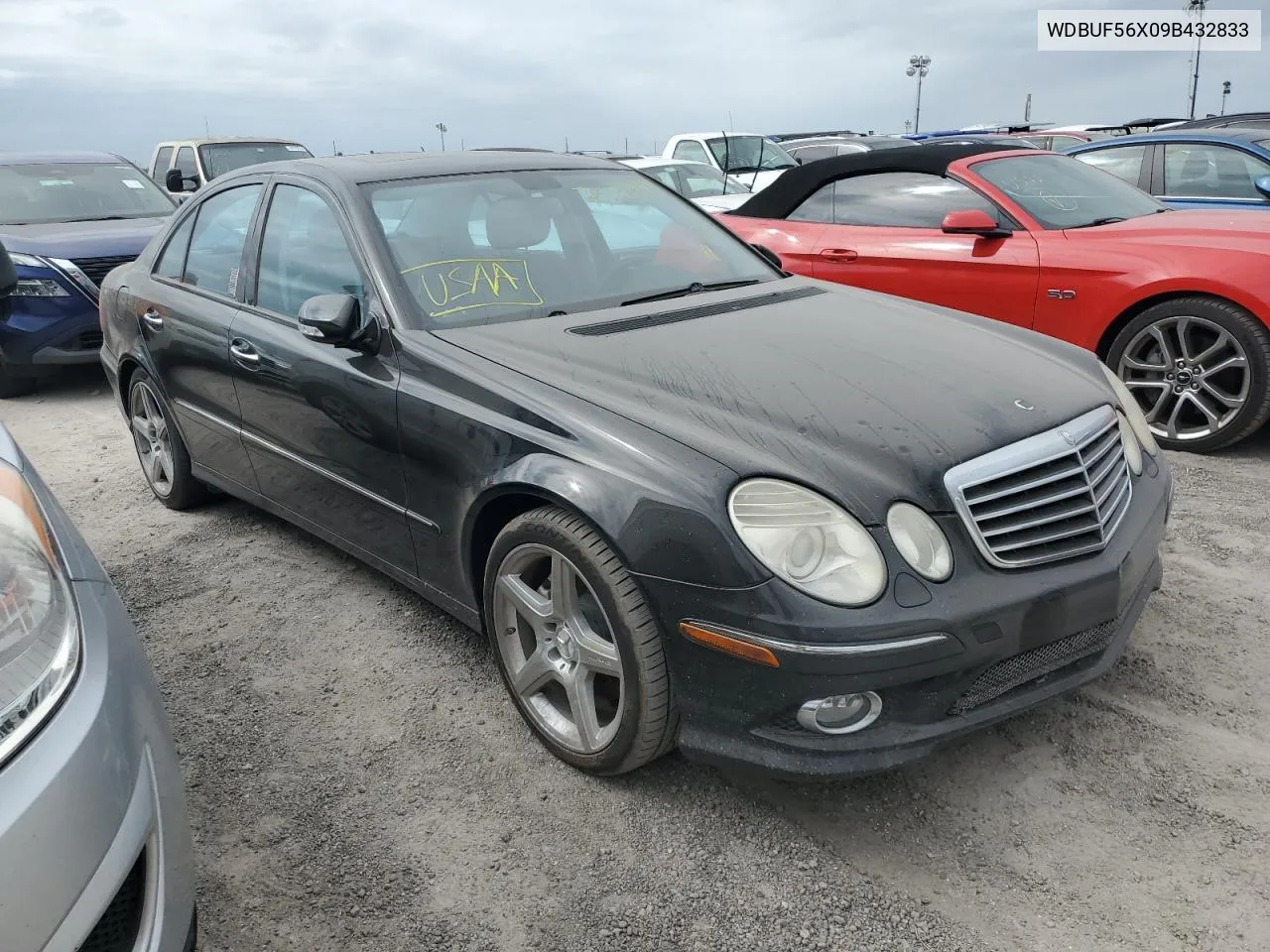 2009 Mercedes-Benz E 350 VIN: WDBUF56X09B432833 Lot: 75277484