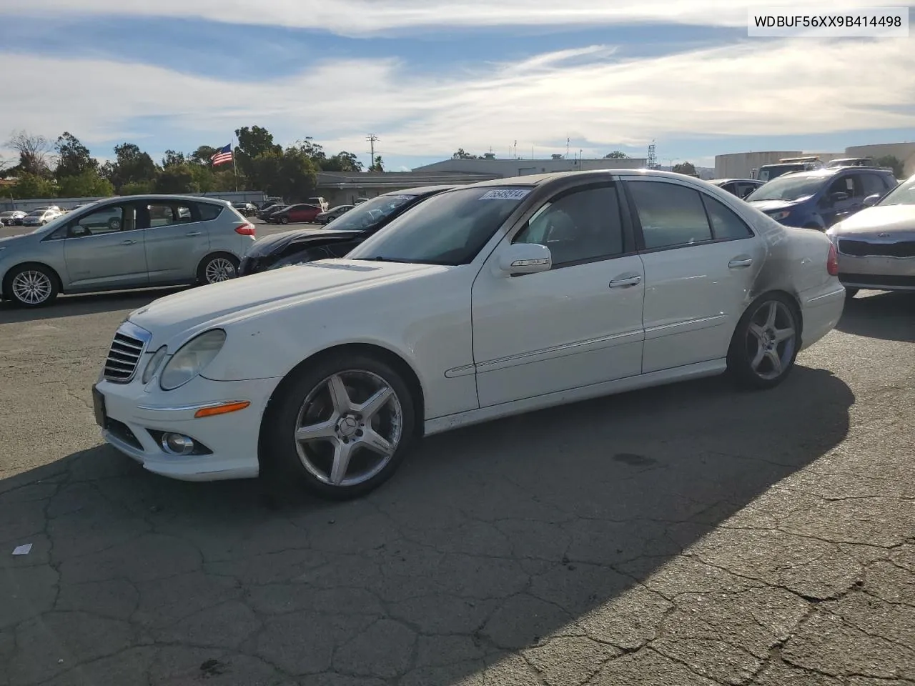 2009 Mercedes-Benz E 350 VIN: WDBUF56XX9B414498 Lot: 75549514