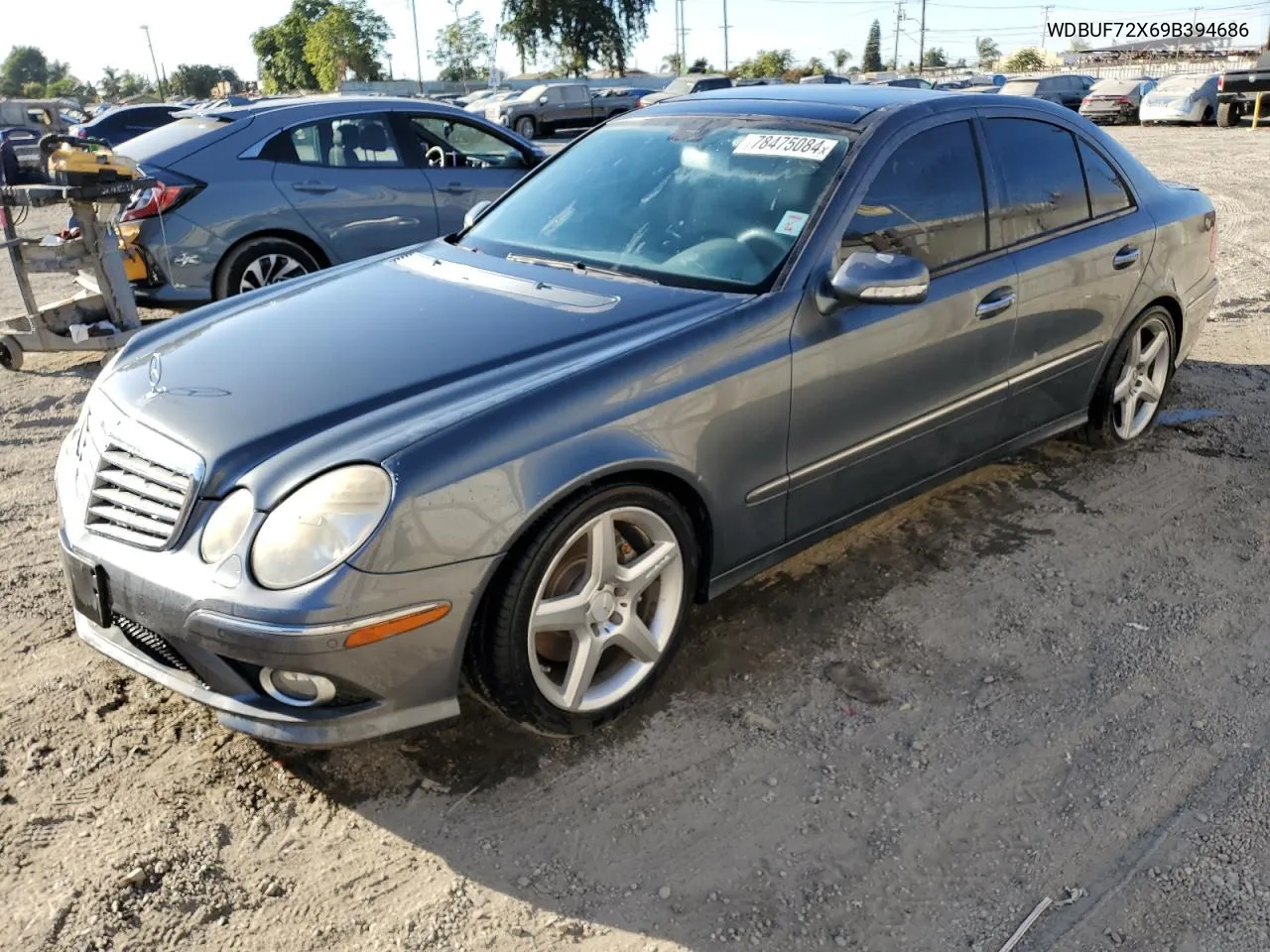 2009 Mercedes-Benz E 550 VIN: WDBUF72X69B394686 Lot: 78475084