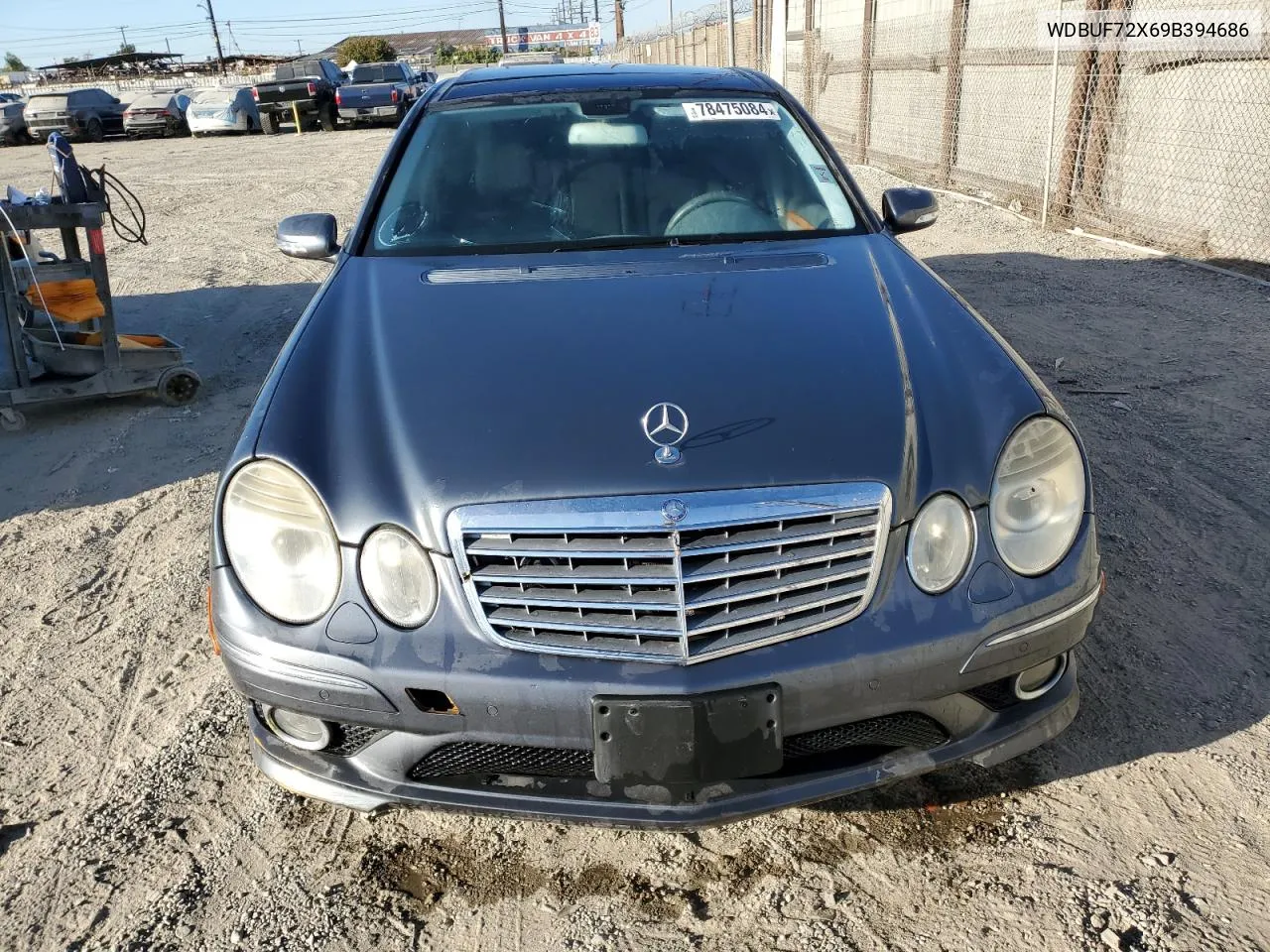 2009 Mercedes-Benz E 550 VIN: WDBUF72X69B394686 Lot: 78475084