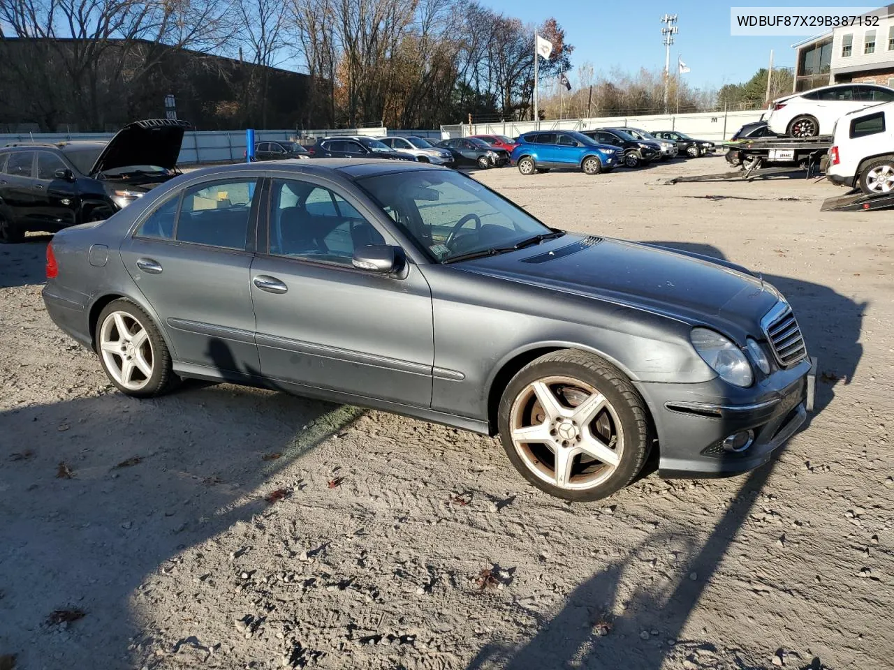 2009 Mercedes-Benz E 350 4Matic VIN: WDBUF87X29B387152 Lot: 80004314