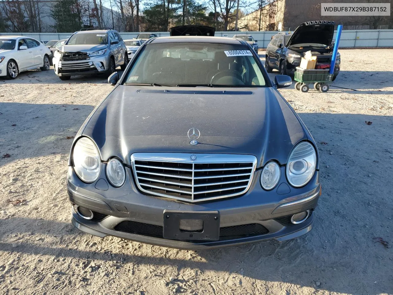 2009 Mercedes-Benz E 350 4Matic VIN: WDBUF87X29B387152 Lot: 80004314