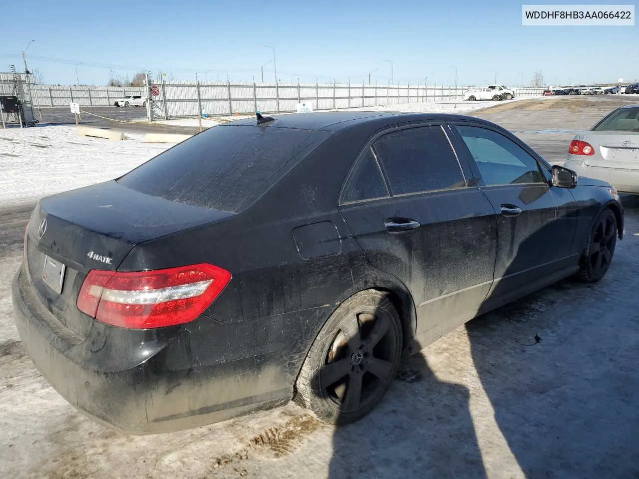 2010 Mercedes-Benz E 350 4Matic VIN: WDDHF8HB3AA066422 Lot: 44138304