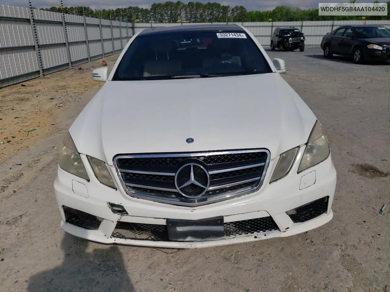 2010 Mercedes-Benz E 350 VIN: WDDHF5GB4AA104420 Lot: 53271434