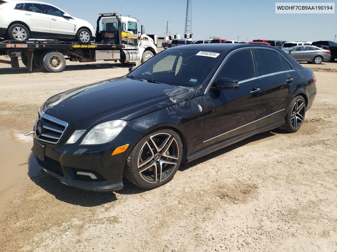 2010 Mercedes-Benz E 550 VIN: WDDHF7CB9AA190194 Lot: 58982834