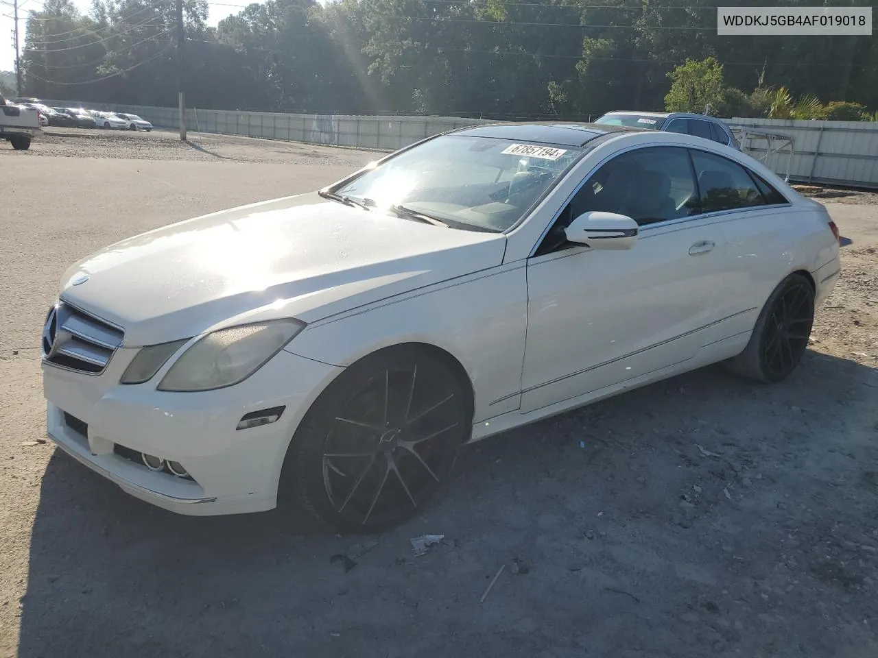 2010 Mercedes-Benz E 350 VIN: WDDKJ5GB4AF019018 Lot: 67857194