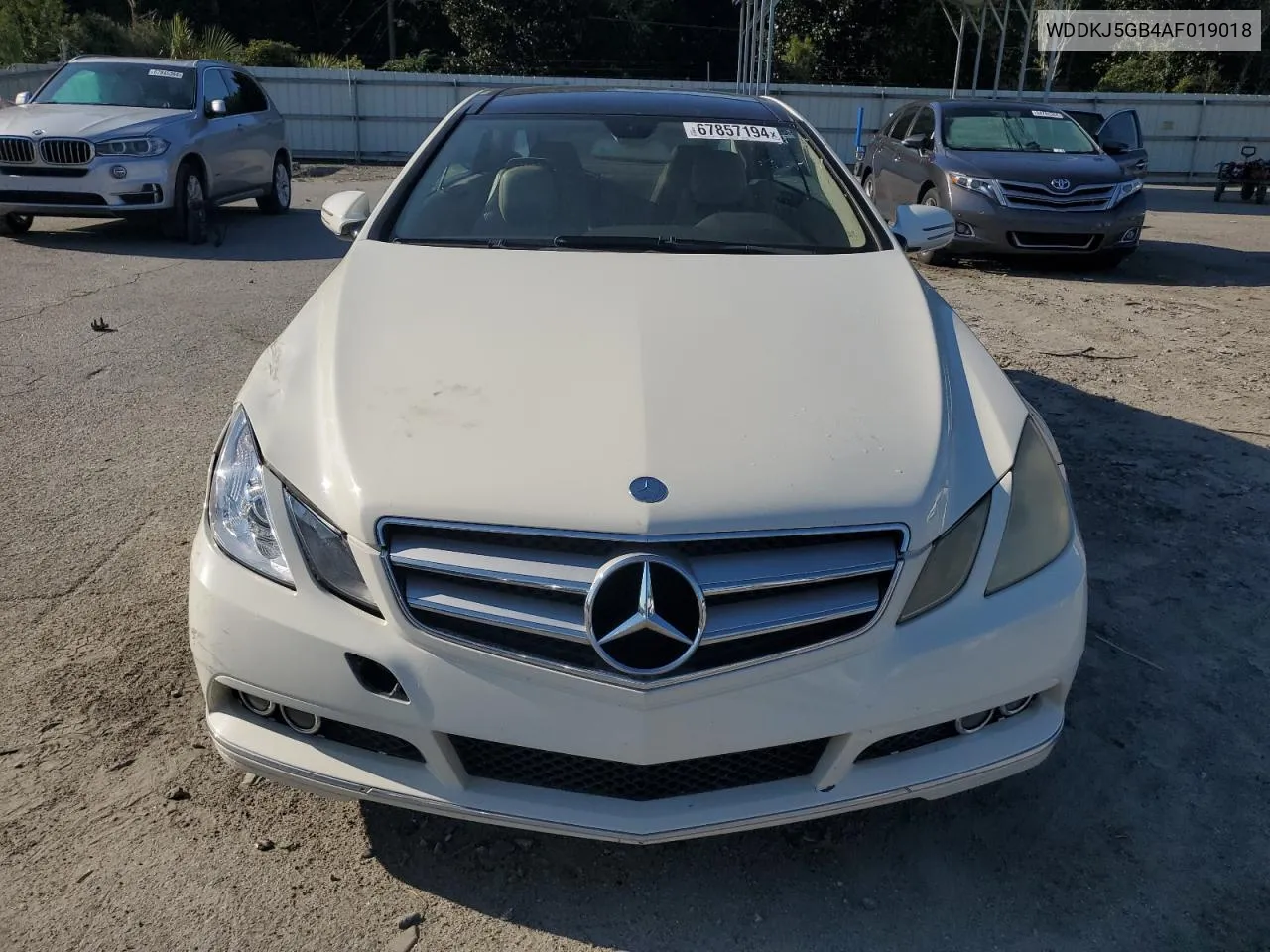 2010 Mercedes-Benz E 350 VIN: WDDKJ5GB4AF019018 Lot: 67857194