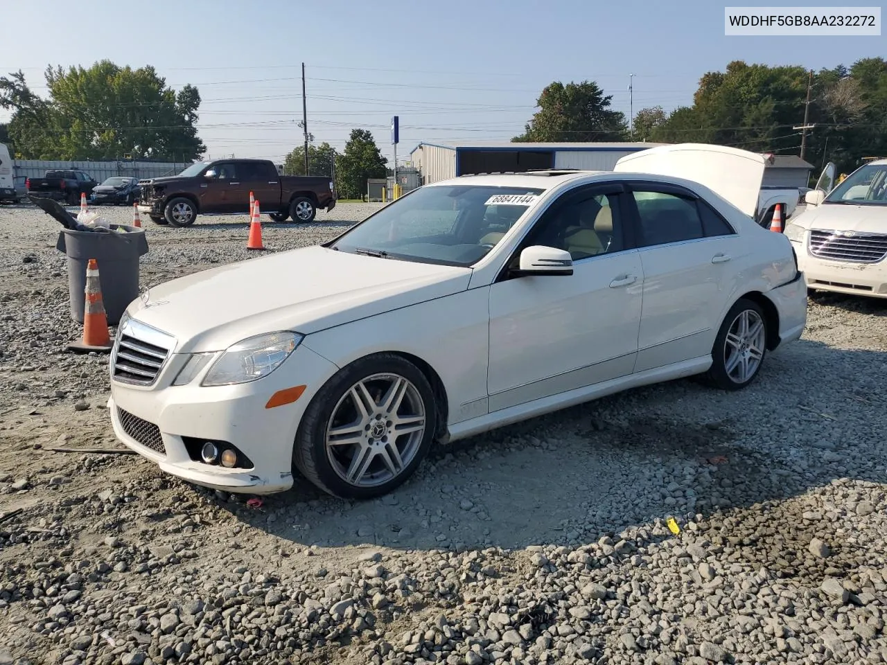 2010 Mercedes-Benz E 350 VIN: WDDHF5GB8AA232272 Lot: 68841144