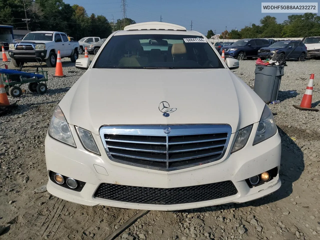 2010 Mercedes-Benz E 350 VIN: WDDHF5GB8AA232272 Lot: 68841144