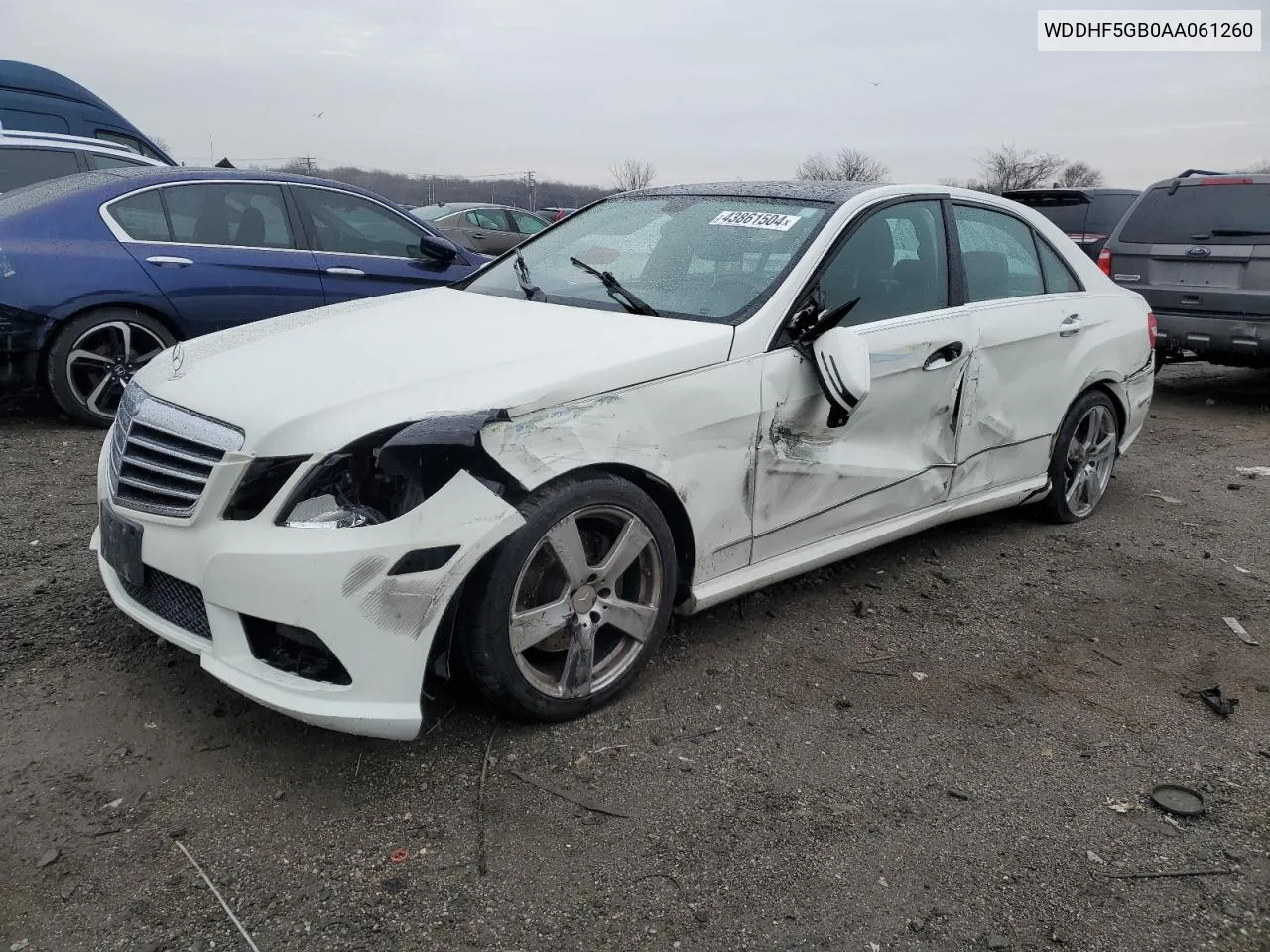 2010 Mercedes-Benz E 350 VIN: WDDHF5GB0AA061260 Lot: 70707384