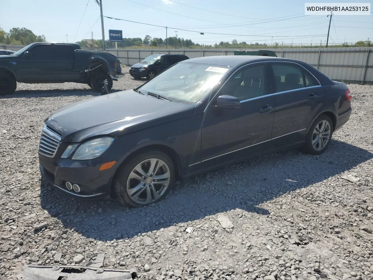 2010 Mercedes-Benz E 350 4Matic VIN: WDDHF8HB1AA253125 Lot: 70711434