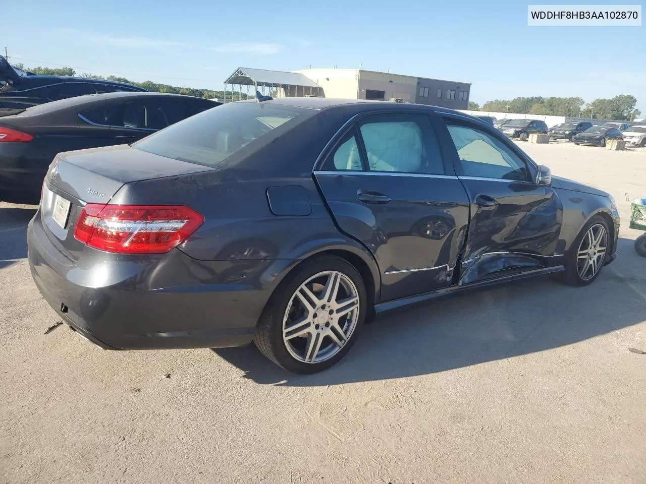 2010 Mercedes-Benz E 350 4Matic VIN: WDDHF8HB3AA102870 Lot: 71377374