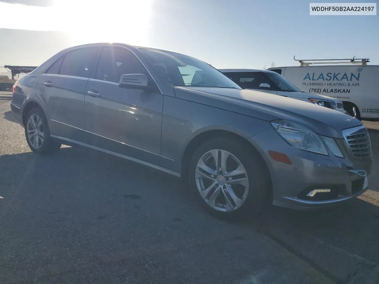 2010 Mercedes-Benz E 350 VIN: WDDHF5GB2AA224197 Lot: 72094394