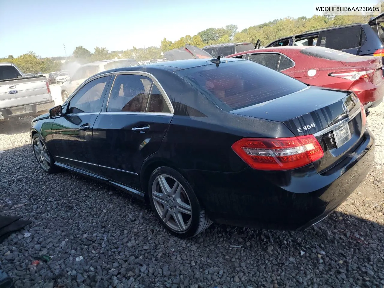 2010 Mercedes-Benz E 350 4Matic VIN: WDDHF8HB6AA238605 Lot: 72394224