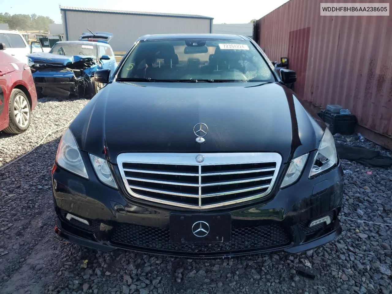 2010 Mercedes-Benz E 350 4Matic VIN: WDDHF8HB6AA238605 Lot: 72394224