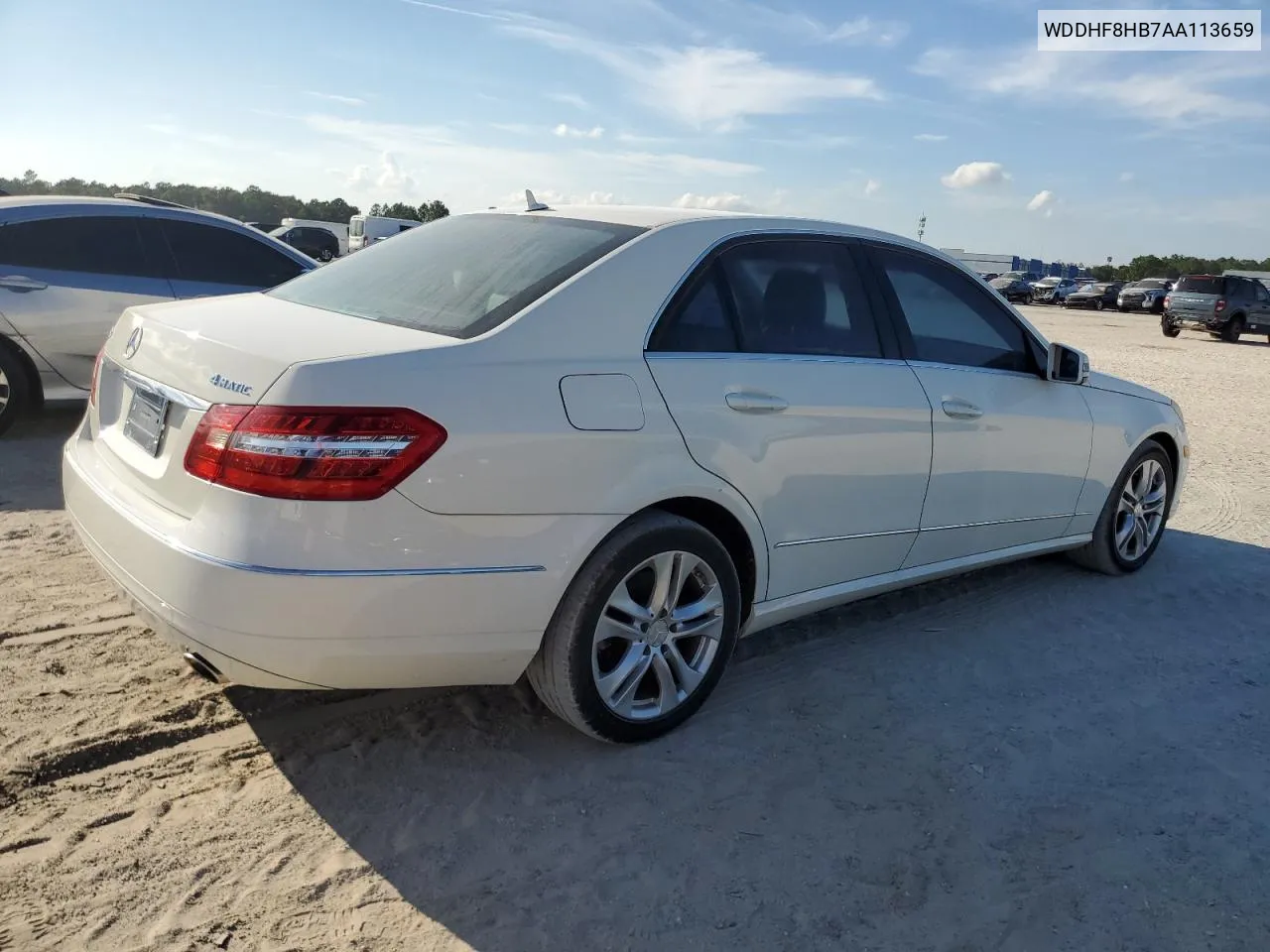 2010 Mercedes-Benz E 350 4Matic VIN: WDDHF8HB7AA113659 Lot: 73150724