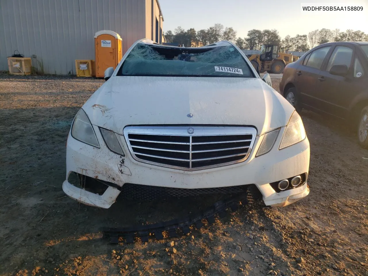 2010 Mercedes-Benz E 350 VIN: WDDHF5GB5AA158809 Lot: 74114724