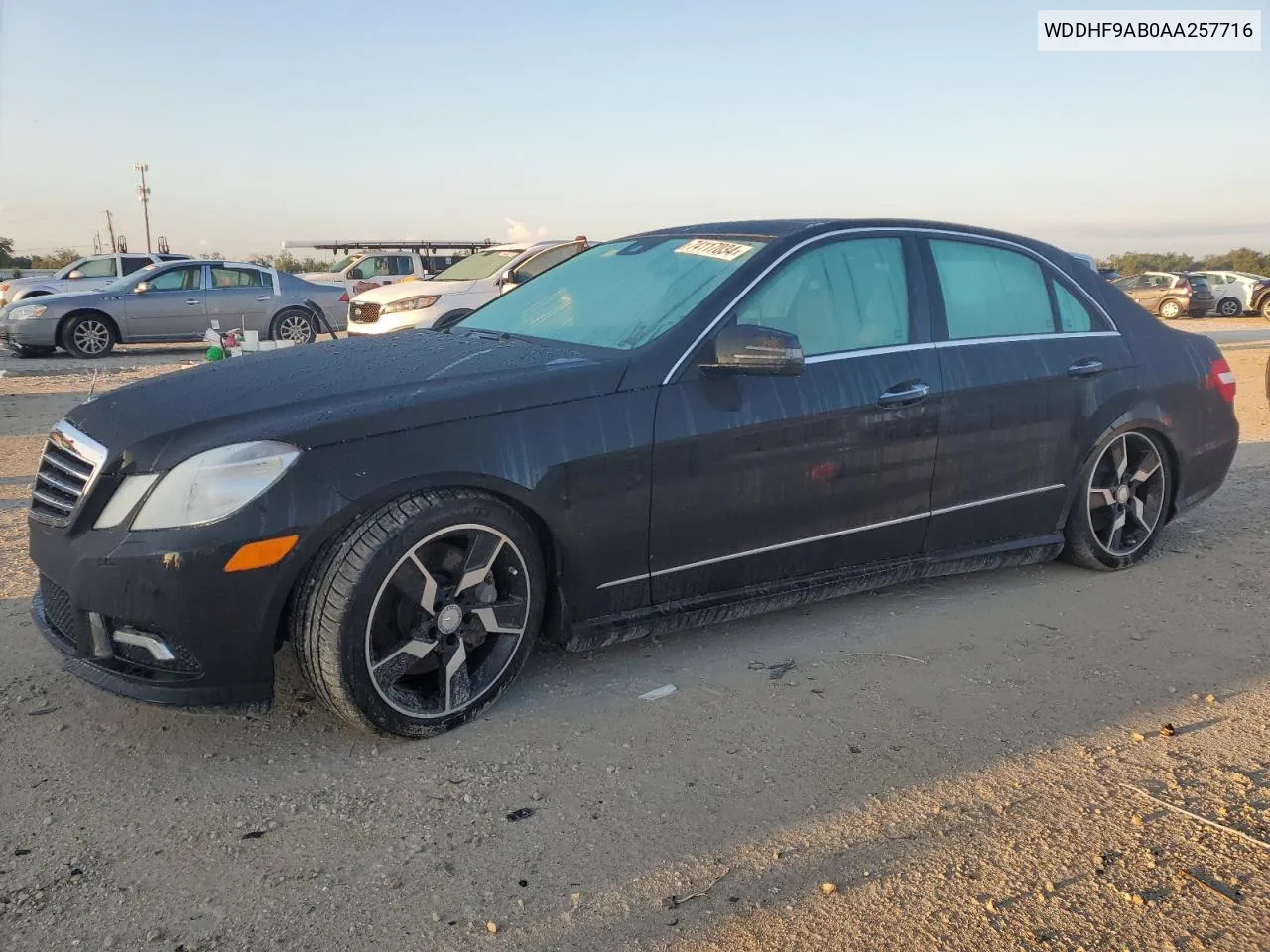 2010 Mercedes-Benz E 550 4Matic VIN: WDDHF9AB0AA257716 Lot: 74117034