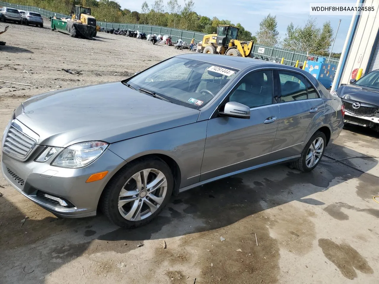 2010 Mercedes-Benz E 350 4Matic VIN: WDDHF8HB4AA124585 Lot: 74291444