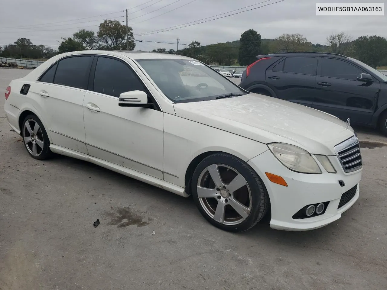 2010 Mercedes-Benz E 350 VIN: WDDHF5GB1AA063163 Lot: 74357524