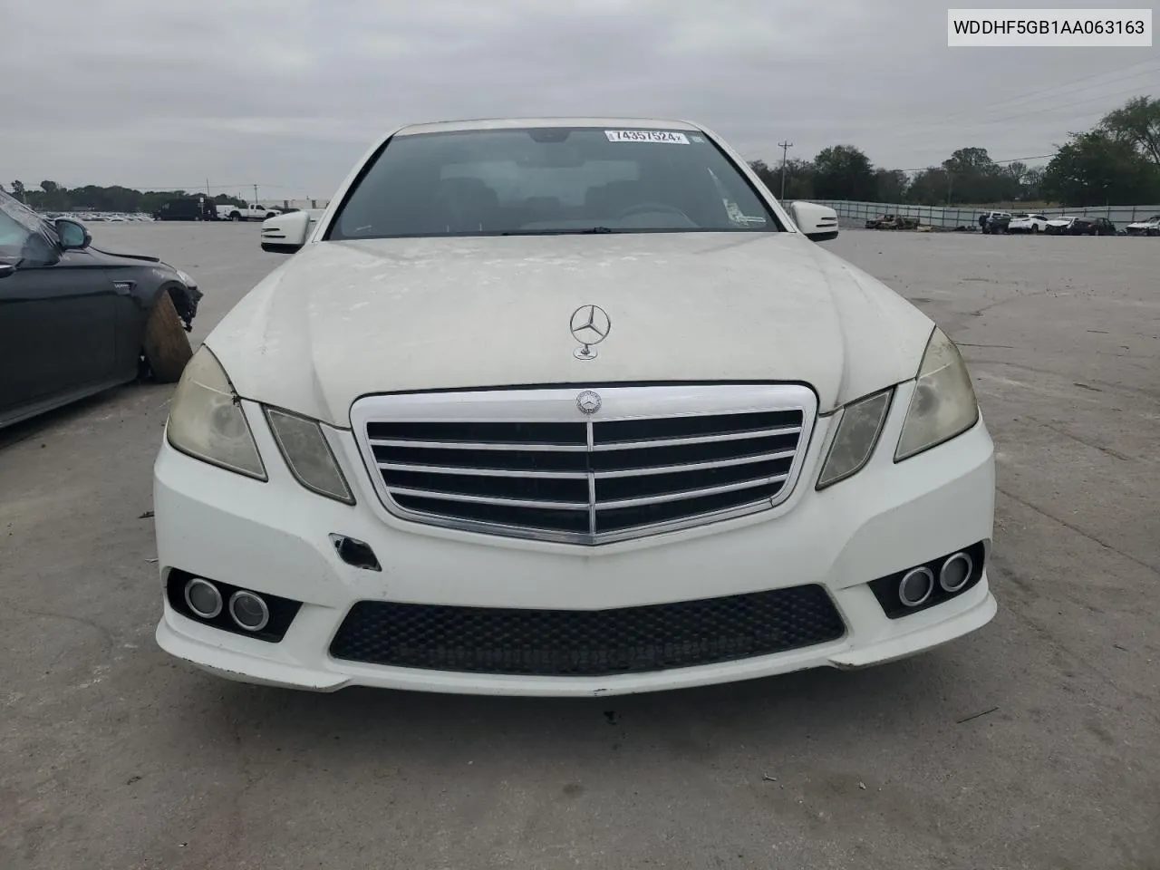 2010 Mercedes-Benz E 350 VIN: WDDHF5GB1AA063163 Lot: 74357524