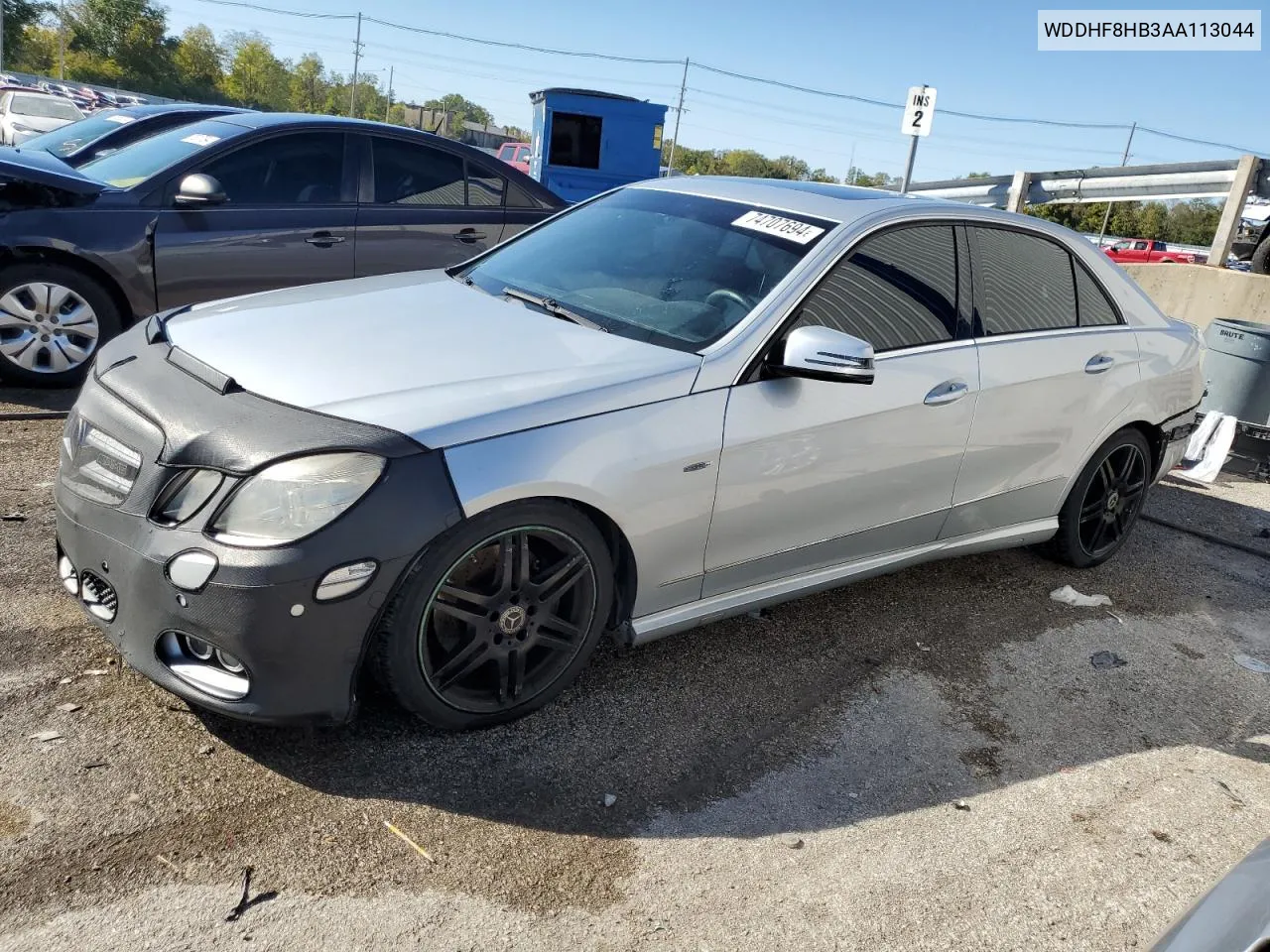 2010 Mercedes-Benz E 350 4Matic VIN: WDDHF8HB3AA113044 Lot: 74707694