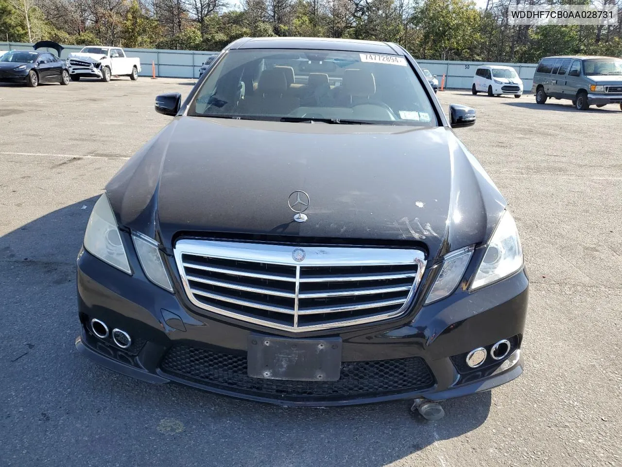 2010 Mercedes-Benz E 550 VIN: WDDHF7CB0AA028731 Lot: 74772894