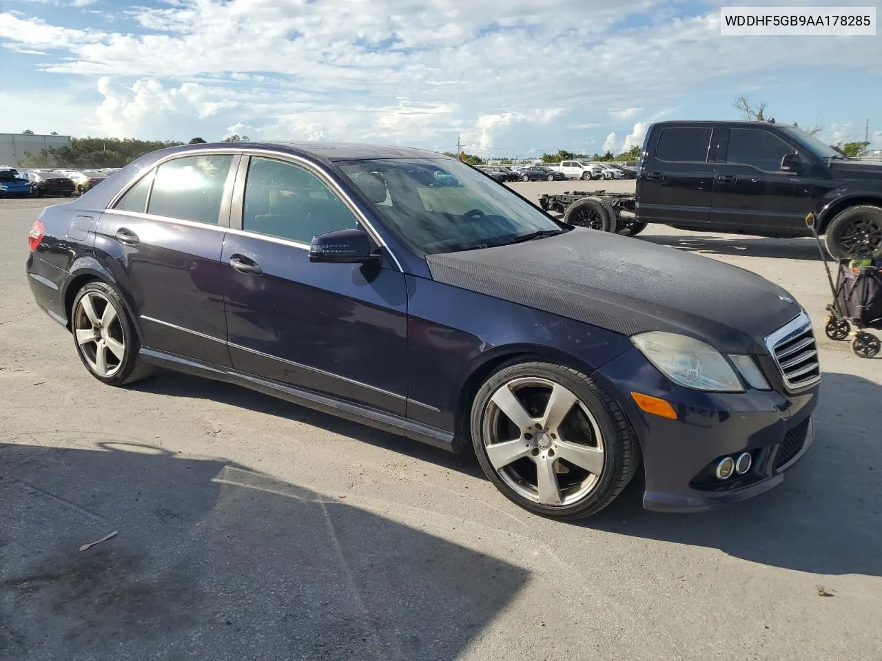 2010 Mercedes-Benz E 350 VIN: WDDHF5GB9AA178285 Lot: 74856174