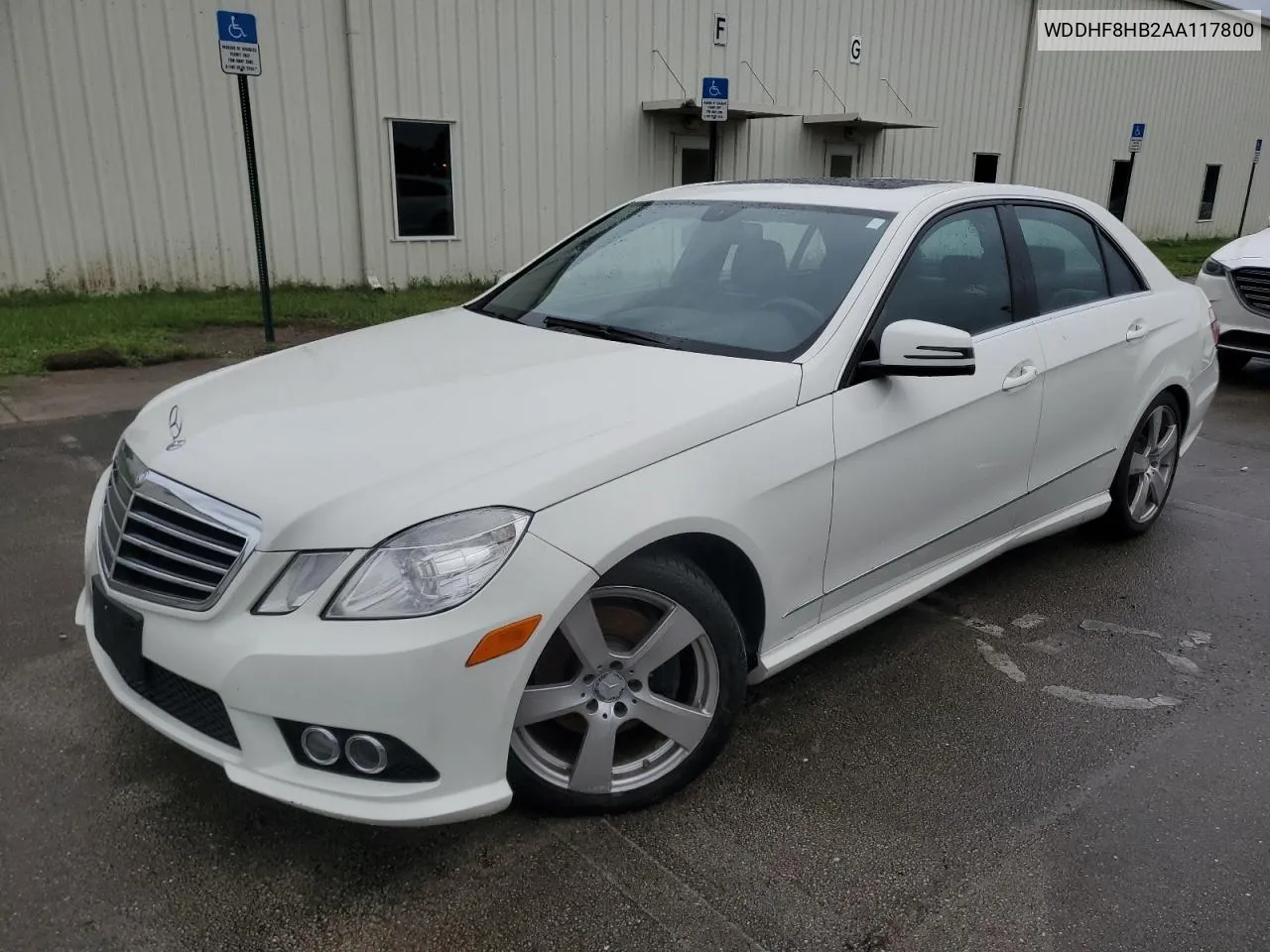 2010 Mercedes-Benz E 350 4Matic VIN: WDDHF8HB2AA117800 Lot: 75487974